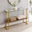 Console en verre pour le salon