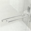 Porte de douche, porte coulissante semi-sans cadre pour douche à l'italienne