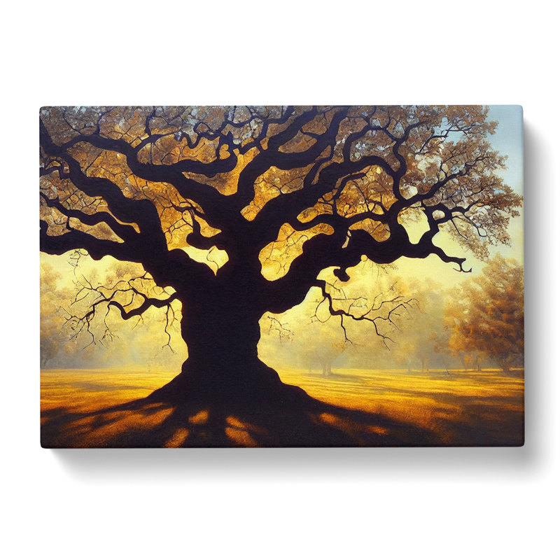 Tantalising Oak Tree - Wrapped Canvas, 35cm H x 50cm W x 3cm D