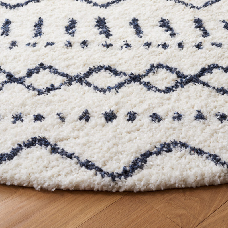 Develin Performance Chevron Rug, Runner 2'3" x 8', Ivory/Slate