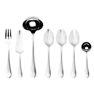 Brescia 7 Piece Stainless Steel Hostess Set