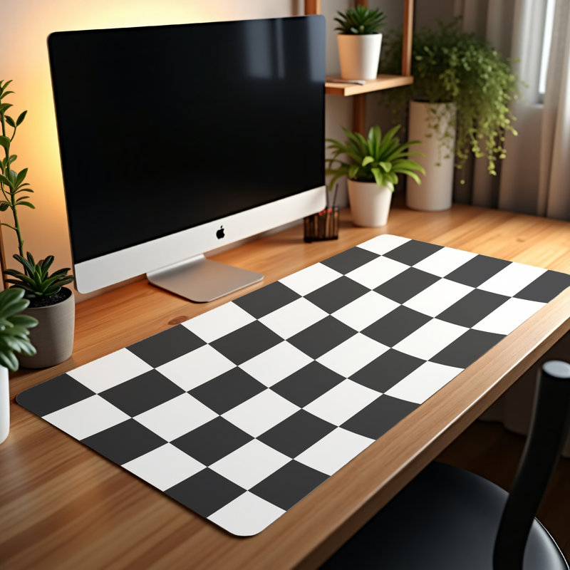 Polyester Desk Pad, 14.4x12.1