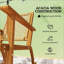 Ensemble de 2 chaises berçantes d'extérieur