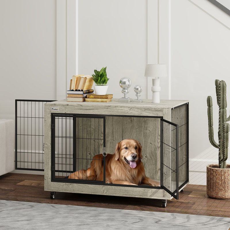 Furniture Style Crate with 3 Doors