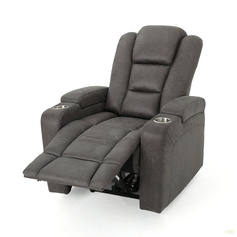 Fauteuil inclinable standard 33 po de large avec rangement pour accoudoirs et port USB