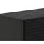 Meuble télé 89 po pour téléviseur de 100 po ou moins, sans assemblage, finition noire