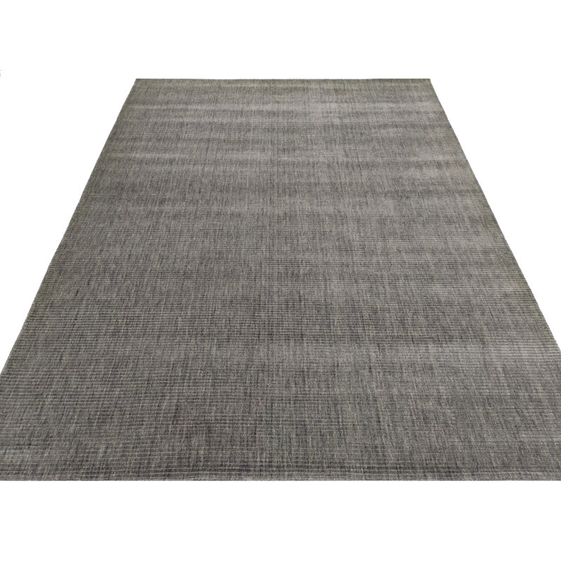 Pacific Hand loomed Rug Gray, Rectangle 5' x 8'