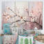 Cerisier rose et blanc 2 - Art mural cerise-267477694-267477635