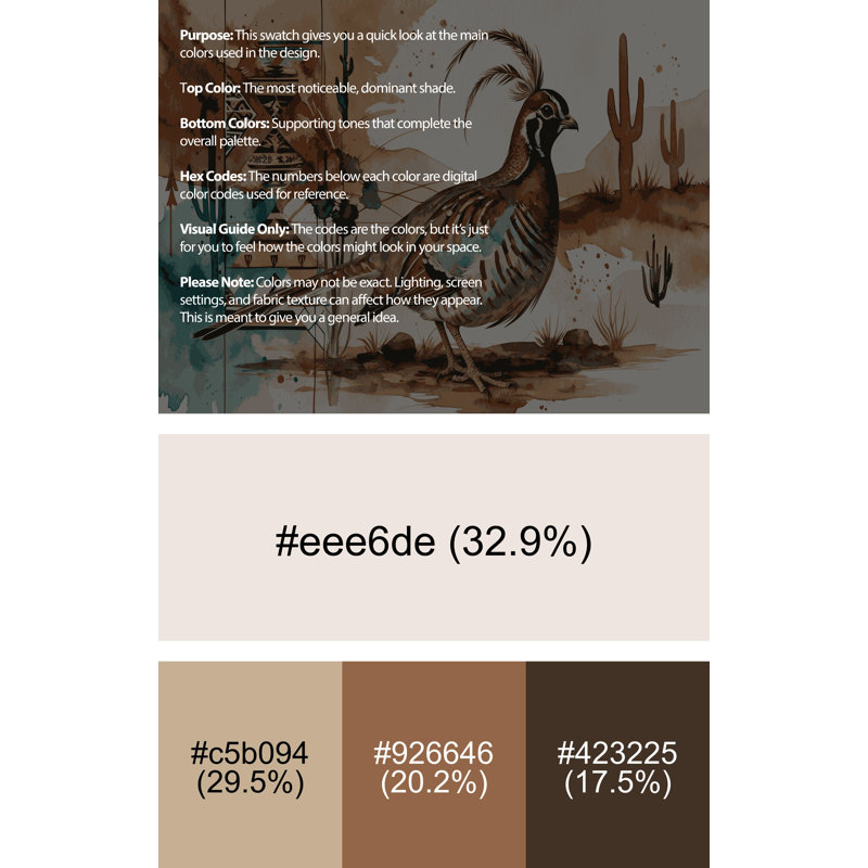 Art mural en métal beige de Southwestern, H 240 po x l 288 po x P 0,05 po