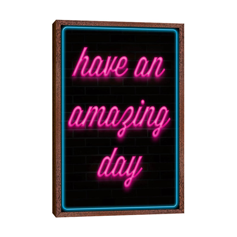 Print on Canvas, Classic Brown Wood Framed, 66.04 cm H x 45.72 cm W