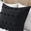 Housse de couette double / grand avec pinces - 2 taies décoratives, lavable à la machine, dos en microfibre