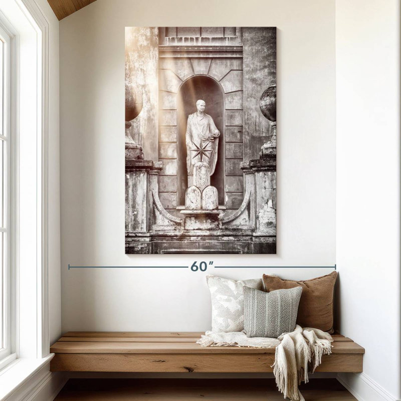 Dolce Vita Rome - Statue antique, H 51 po x l 34 po