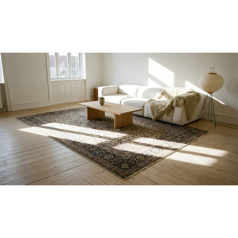 Flatweave Wool Geometric Area Rug