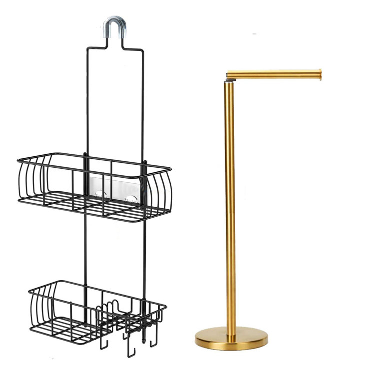 Hanging Stainless Steel Shower Caddy Everly Quinn
