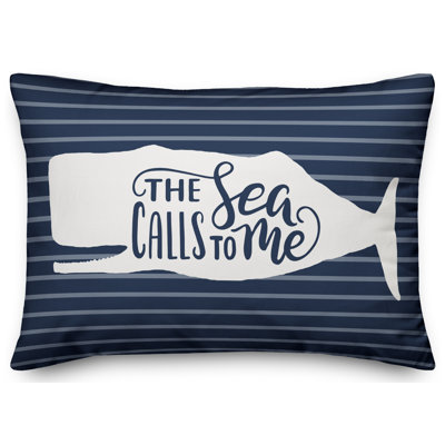  Coussin The Sea Calls to Me