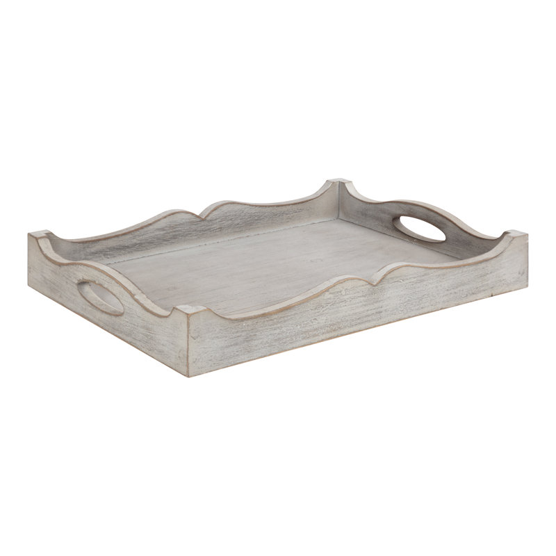 Alimzhan Tray, Gray, 12" x 17"