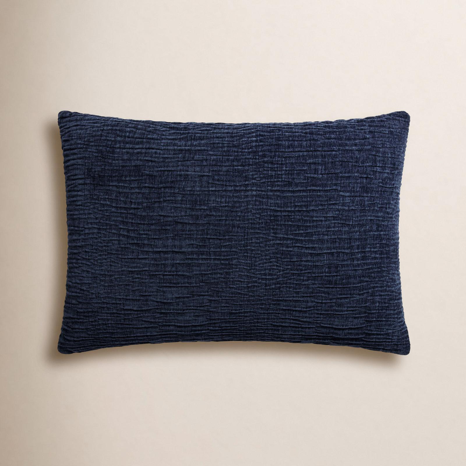 Edan Throw Pillow, Down, 21" x 13", Navy