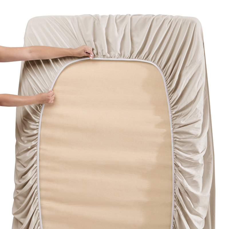 Ensemble de draps en micro-fibre, Drap-housse grand, Lin