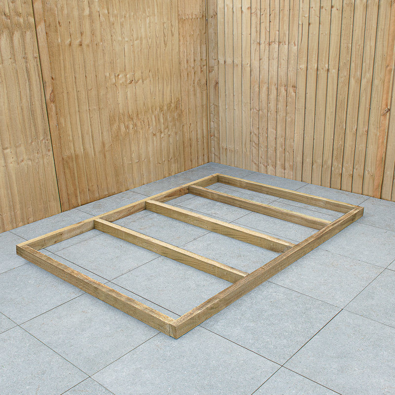 Shed Base Pressure Treated, 7.5cm H x 212.1cm W x 147.1cm D
