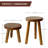 Teak Wood Plant Stand Set Of 2