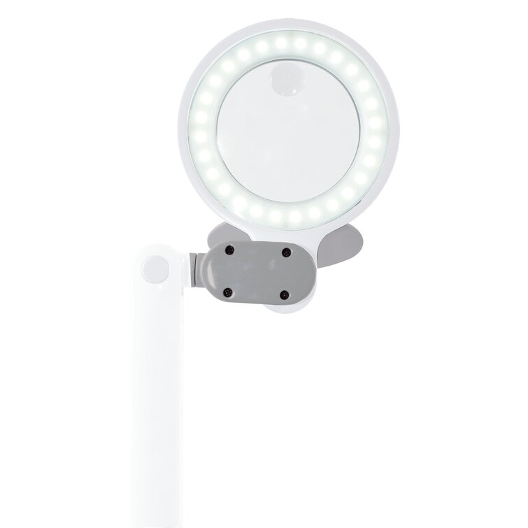 Ottlite Space-Saving LED Magnifier Desk Lamp