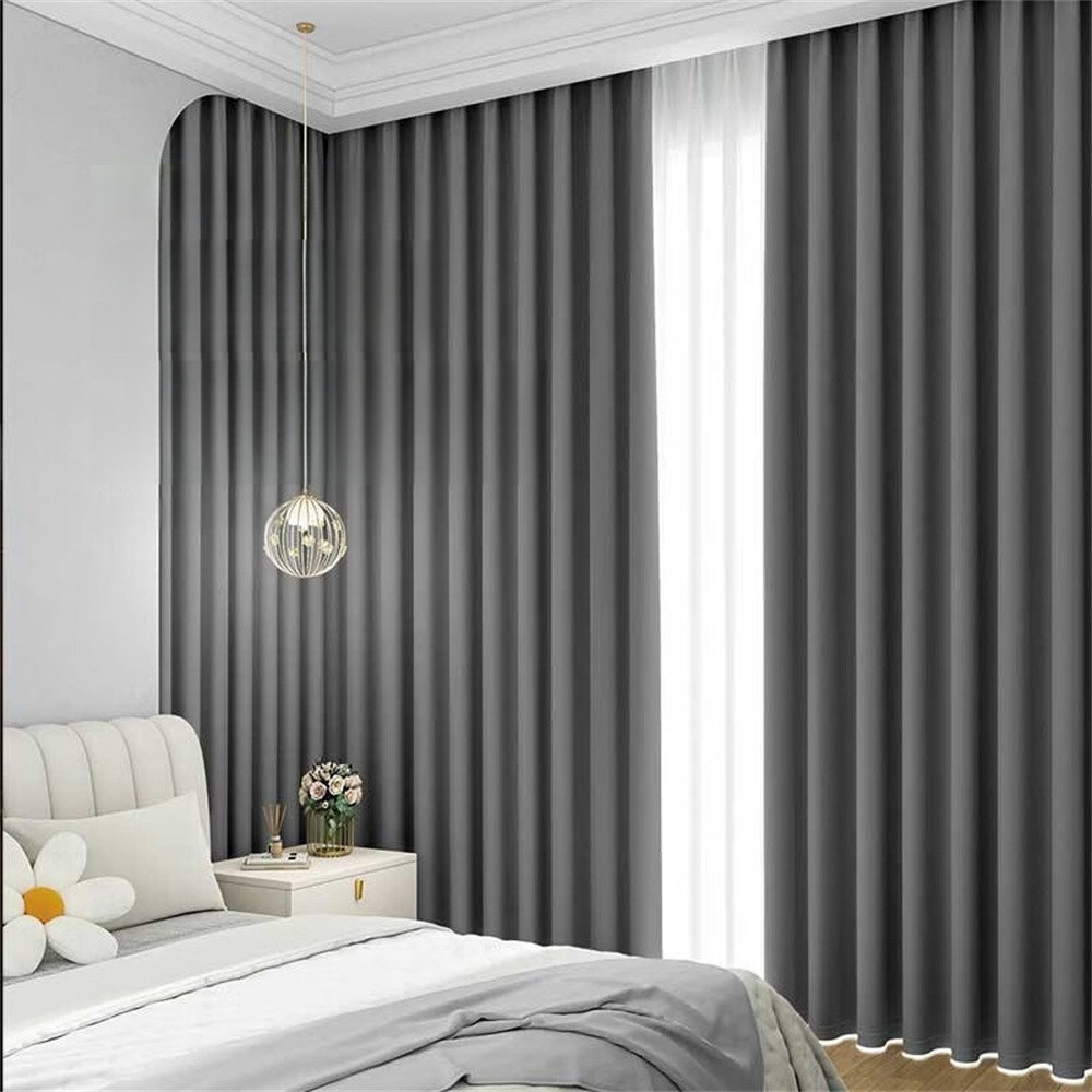 ZCHUANG Full Blackout Bedroom Curtains: Hook-Style, French-Inspired ...