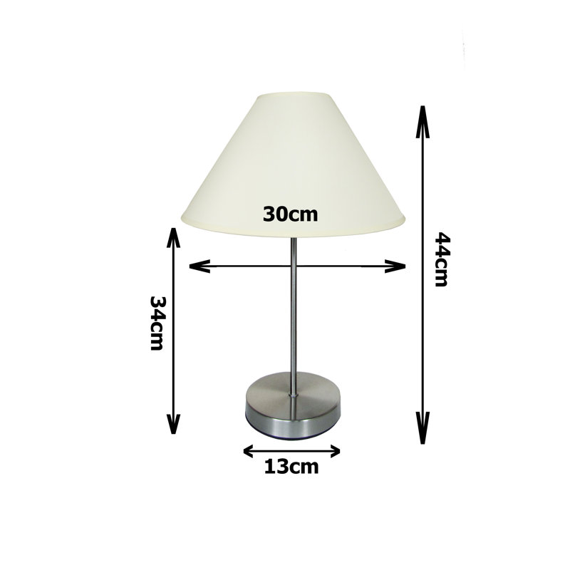 Merna Metal Table Lamp, Navy Blue