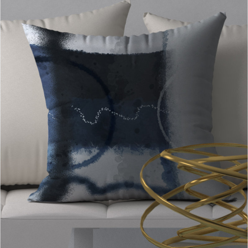 Housse de coussin décorative carrée et insert, H 18 po x l 18 po