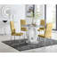 Scottsmoor Modern Halo 4 Seat Round Dining Table Set - Luxury Velvet Dining Chairs-88433825-88433827
