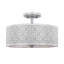 Fabric Semi Flush Mount
