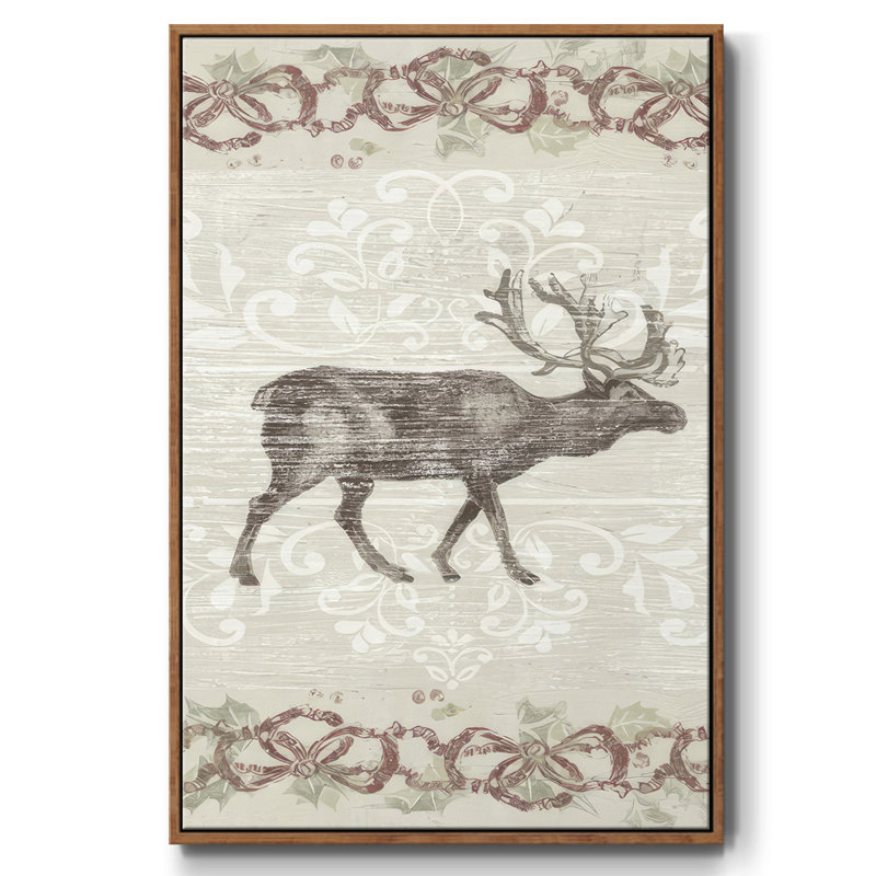 Cabine de Noël, collection B, H 25 po x l 17 po x P 1,5 po, Noyer
