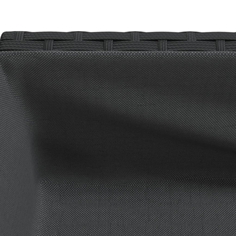 Celep Metal Elevated Planter, Black, 75cm H x 90cm W x 40cm D