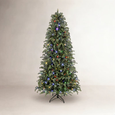 7.5' Pre-Lit Cypress Tree