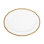 Antique Gold Bone China Platter