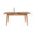 Extendable Dining Table & Chairs Set (4 Pieces), Atlantic Pine & Soho Color, 51.2 x 30.3 x 31.5 inches | 100% Melamine Coated Particle Board, Velvet Chairs, Hornbeam Legs | Perfect for Modern Scandinavian Dining Rooms-1120738698-1120570570