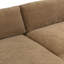 Canapé modulaire très large réversible en tissu 106 po Louvo-131234216