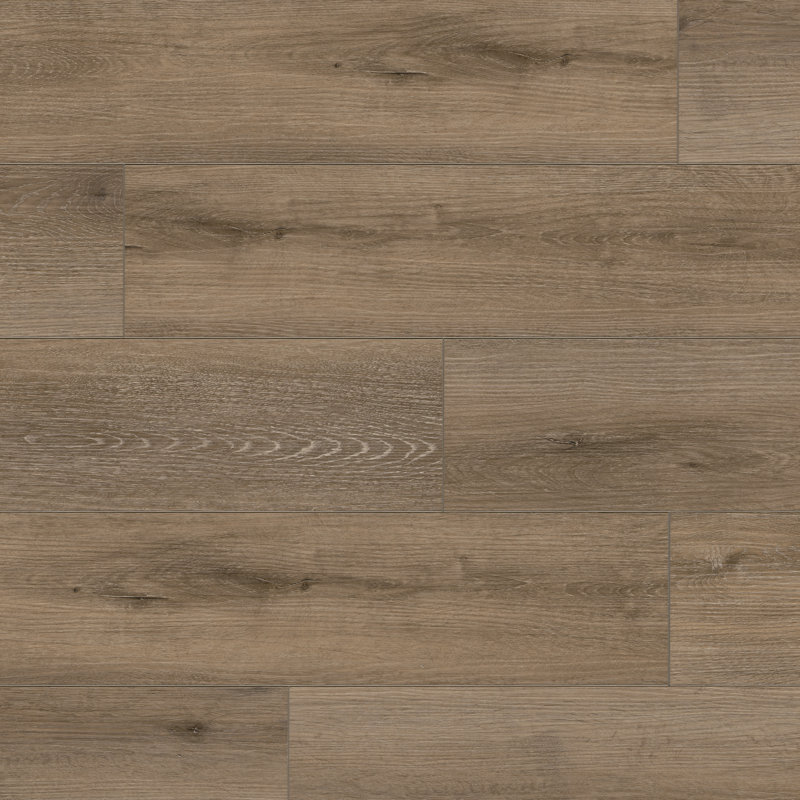 Plancher de vinyle de luxe à âme rigide imperméable MSI Woodbay Auburn Valley 7 po x 48 po 5 mm 20 mil, Auburn Valley