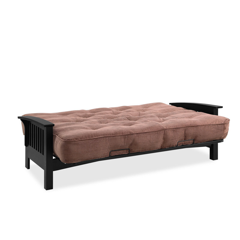 Futon et matelas Mccaleb, Velours côtelé java