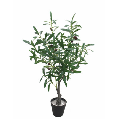 Faux Olive Tree Plant in Pot