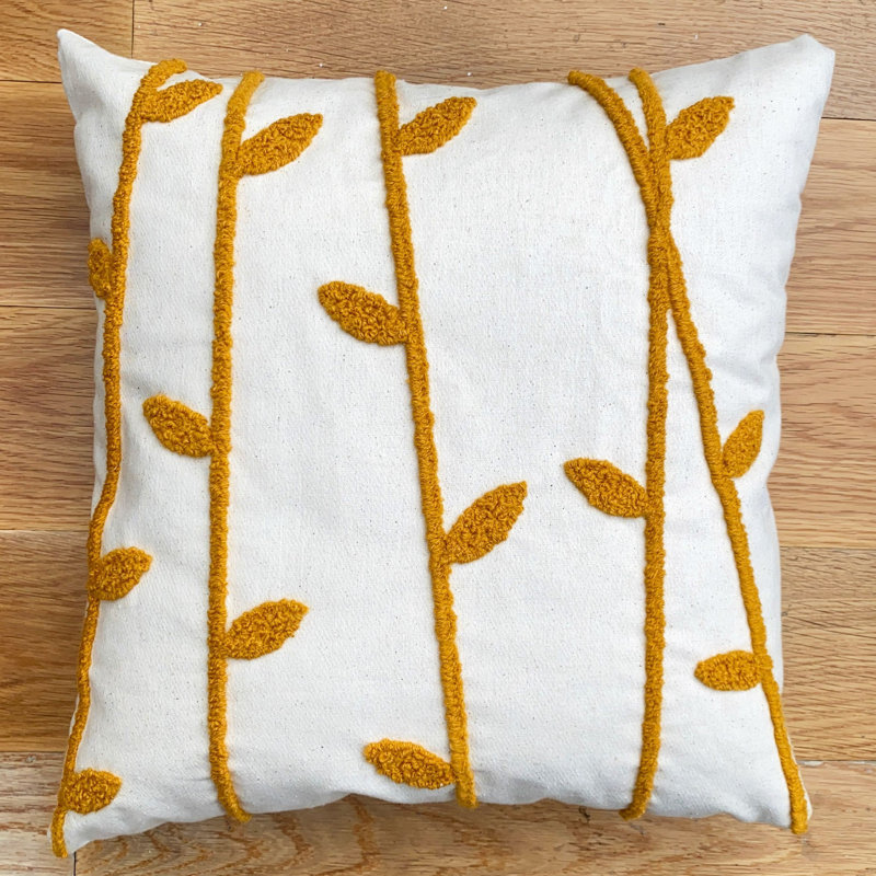 Housse et insert de coussin décoratif intérieur / extérieur 100% coton Dnajah