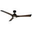 72" Woody 3 - Blade Outdoor Smart Propeller Ceiling Fan with Light Kit Included-100708472-100708469-48482666