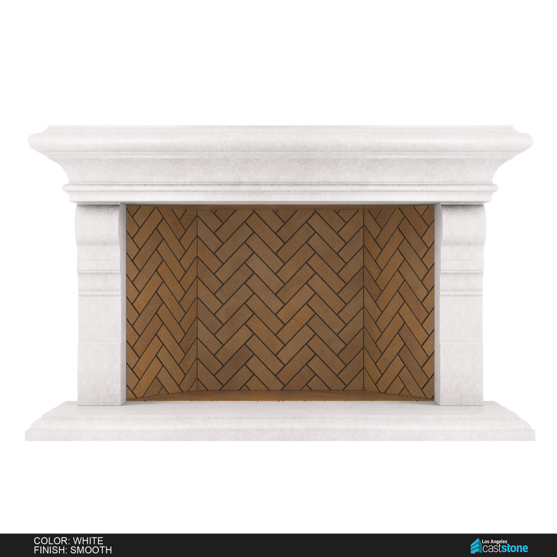 Areni Fireplace Surround, Smooth White