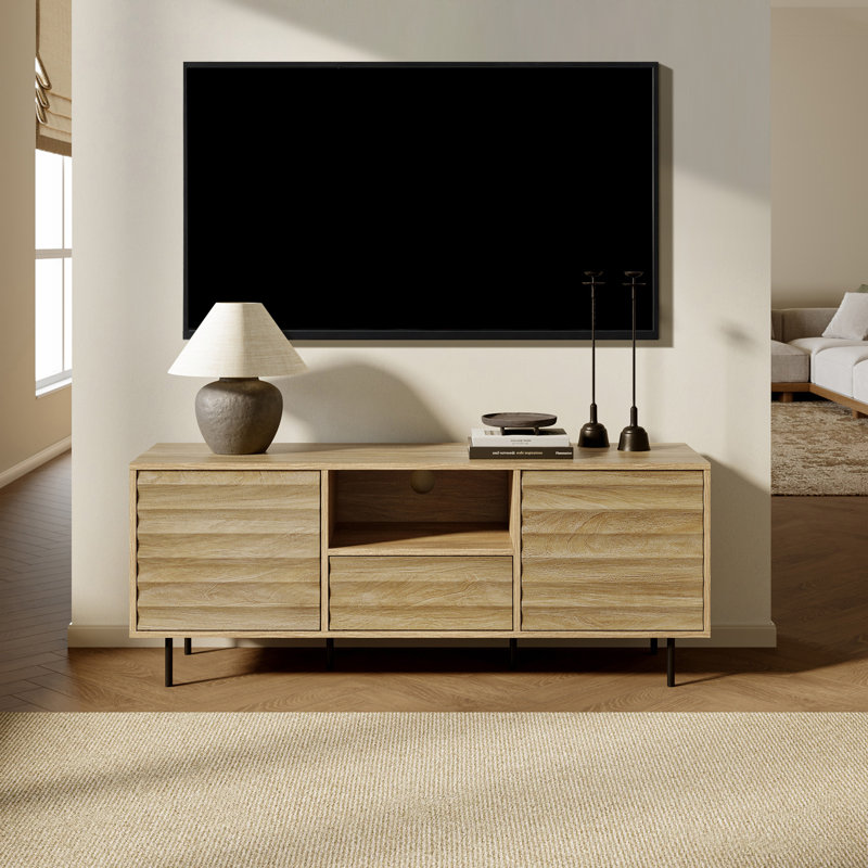 55'' W Modern TV Stand with Storage for TVs up to 60''