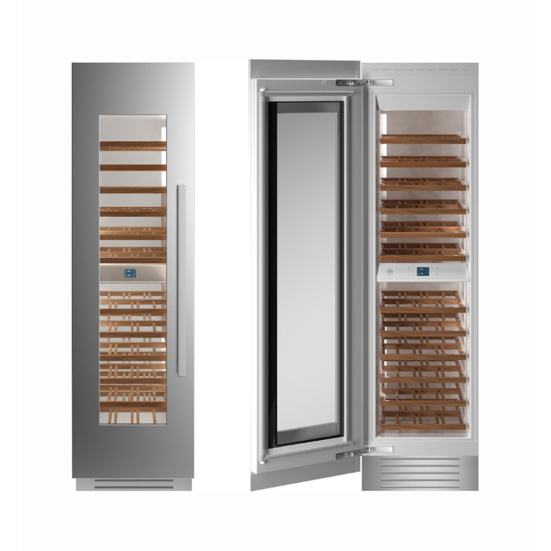 80 Bottle Built-In Wine Refrigerator, Left