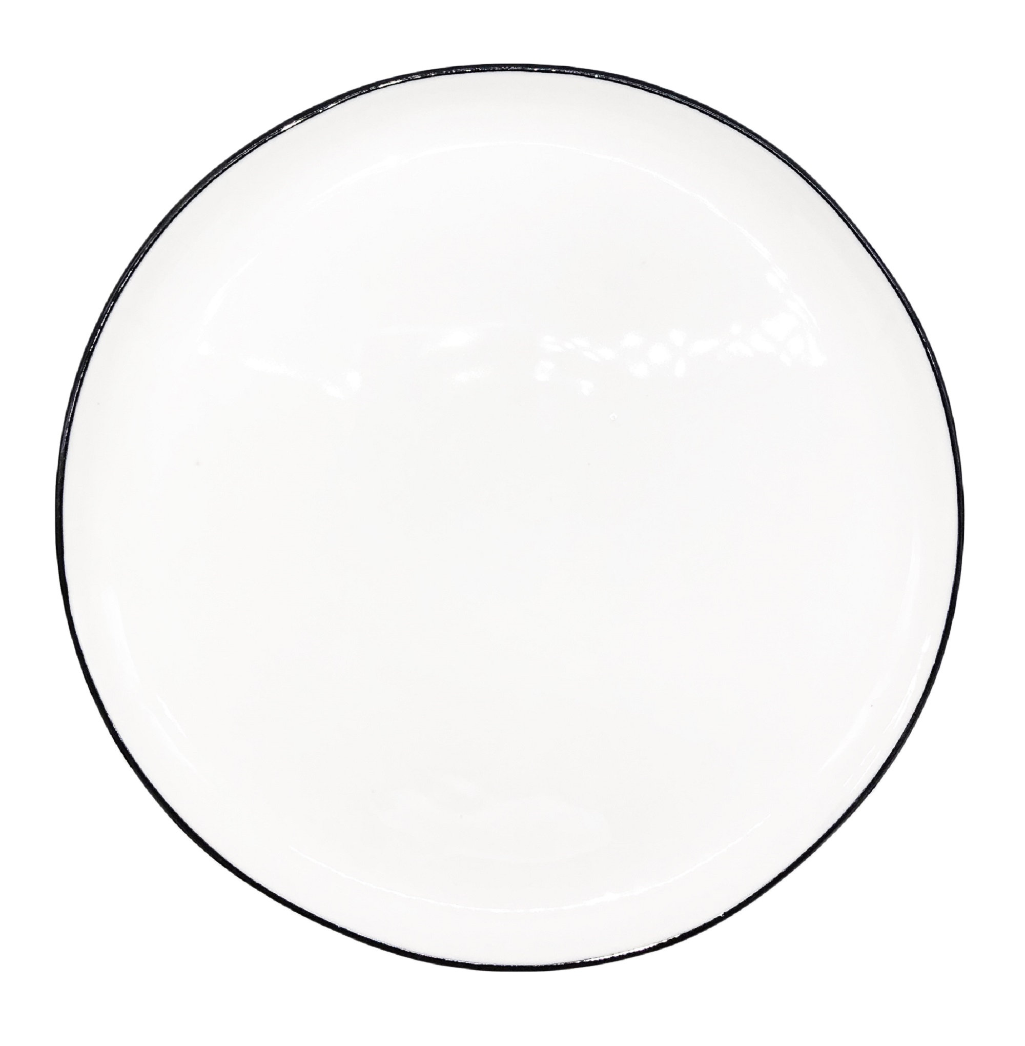 Canvas Home Abbesses Colored Rim Porcelain Salad Plate