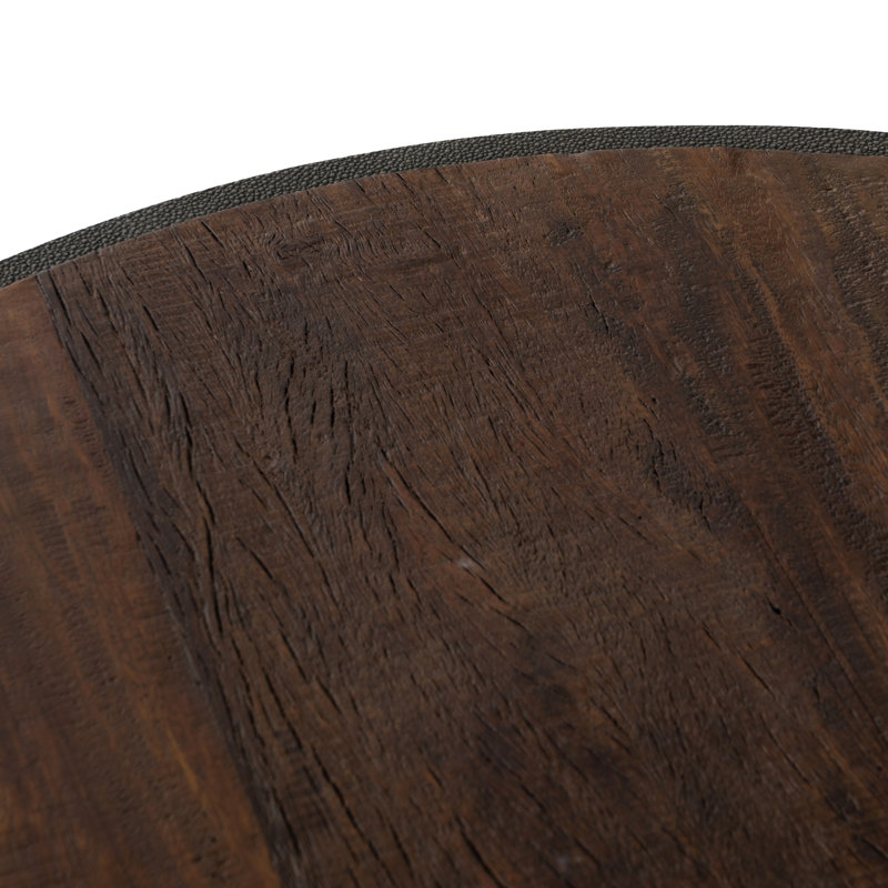 Crosby Solid Wood Coffee Table, Brown, Gray