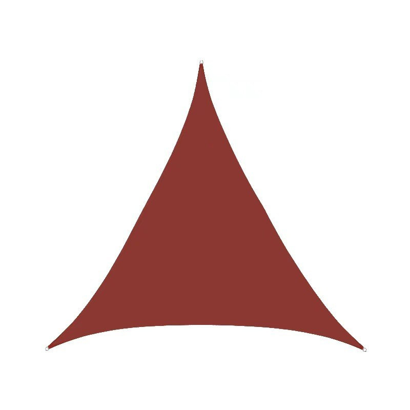 Toile d'ombrage triangulaire pour piscine, Red