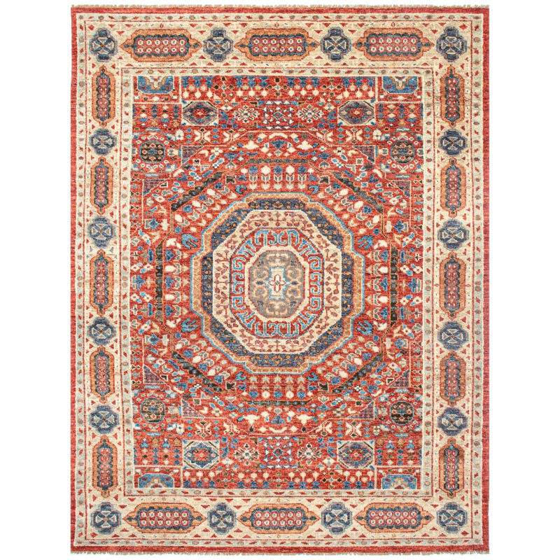 Tapis rectangulaire unique de 9 pi x 11 pi 10 po