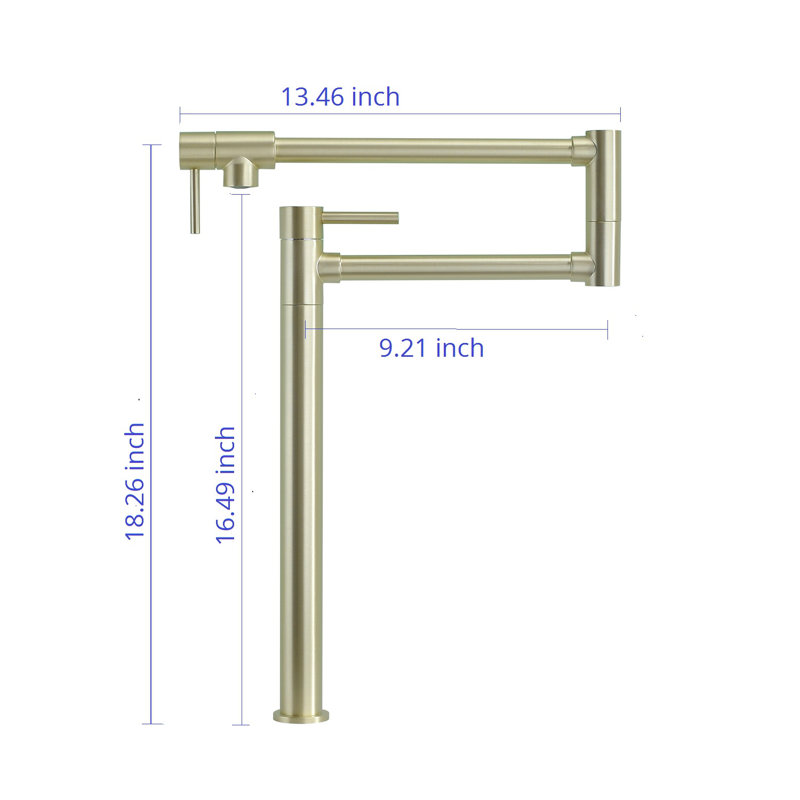 WESTINUS Kitchen Faucet, Brass