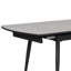 Benedick Extendable Glass Top Metal Base Dining Table